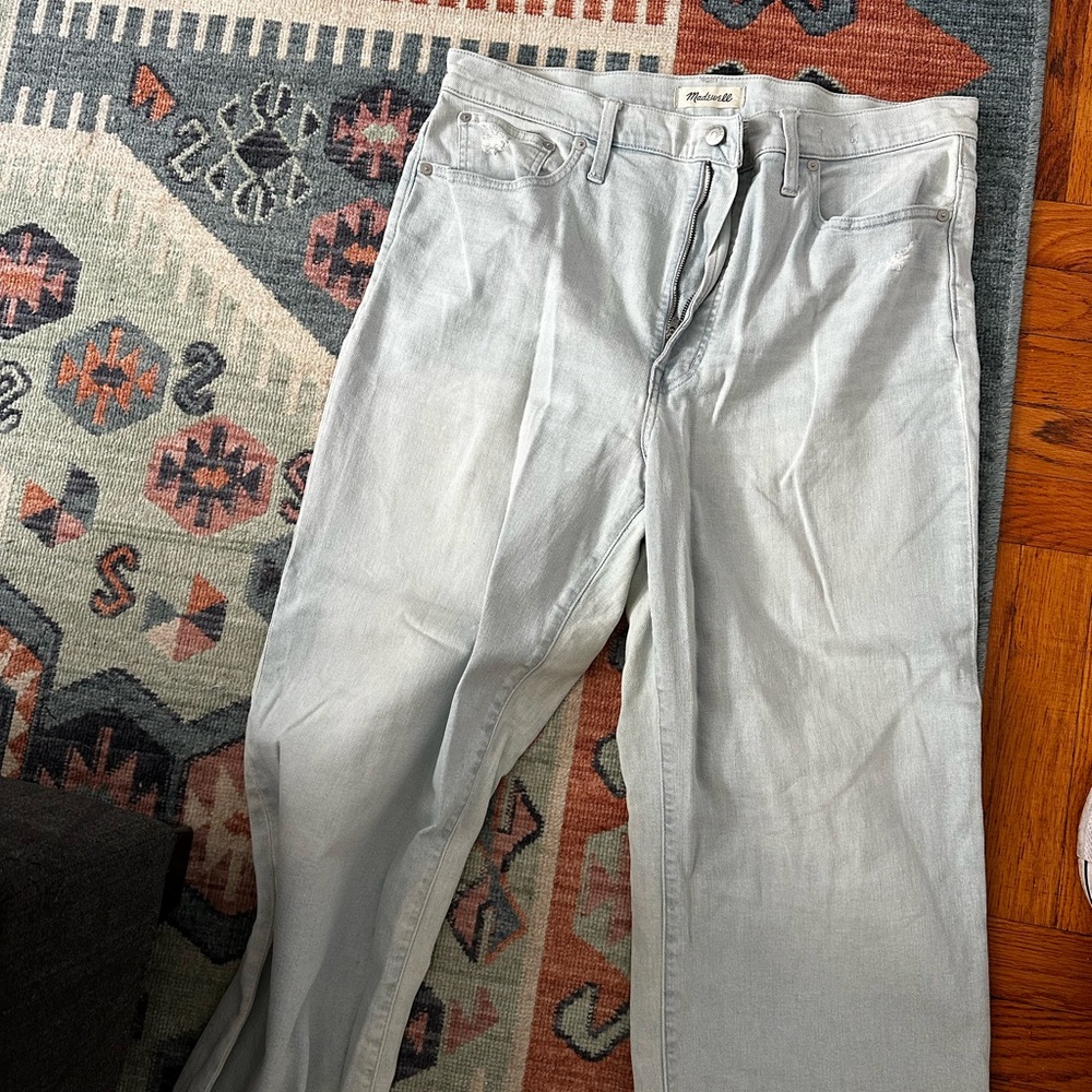 Madewell the perfect vintage wide leg crop Jean 32